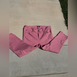Women’s Pink Crop Jeggings Torrid sz 16